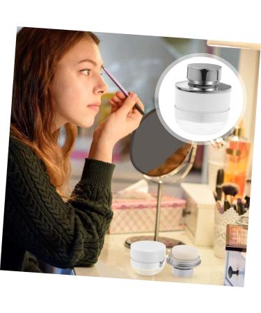 Outanaya 2pcs Mushroom Head Loose Powder Box Empty Powder Case Travel Powder Case Make up Holder Plastic - Buy Online on GoSupps.com