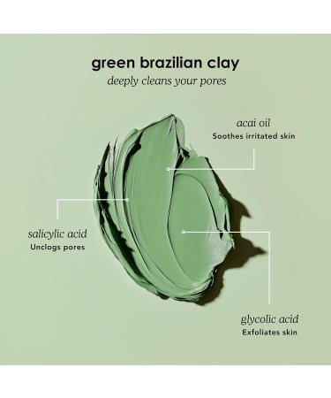 Glorio DETOX: 8 Cleansing Clay Face Mask Treatments - Rare Green Clay Pore Minimizer Breakout Solution Glycolic & Salicylic Acid - Spa Gift Set for Face Skincare Detox - Buy Online on GoSupps.com