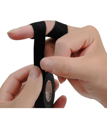 Amathings Climbing Tape - 3 Rolls in Metal Box | 1.5cm Wide Finger & Sports Tape for Climbing Bouldering Volleyball & Martial Arts - 3x Black - Buy Online on GoSupps.com