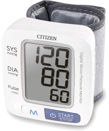 Citizen Blood Pressure Monitor Digital Wristwatch - Large Display Pulse & BPM with Irregular Heartbeat Hypertension and Body Movement Indicator - Storage Case & Battery Powered - Buy Online on GoSupps.com