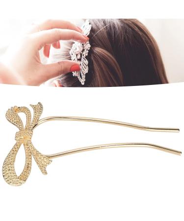 Beaous Gold Hair Needle - Elegant U-Shaped Hair Fork & Practical Hair Jewelry for Weddings | Exquisite Hair Accessory for Women & Girls - Buy Online on GoSupps.com