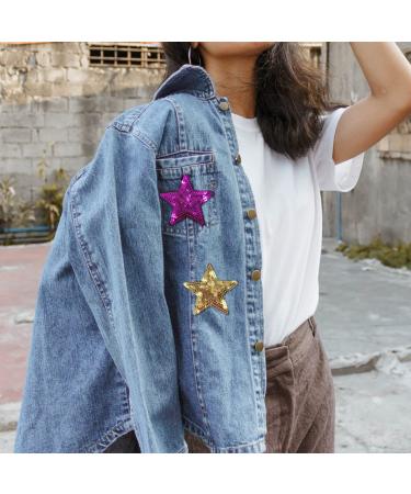 COHEALI 28 Pcs Clothing Stickers Outfit Decals Clothing Sewing Patches Clothes Star Applique Badge Adhesive - Buy Online on GoSupps.com