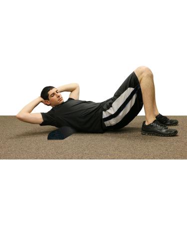 BodyHealt High Density Half Foam Roller - 6 x 12 - Physical Therapy & Exercise Tool for Deep Muscle Relief - Buy Online on GoSupps.com