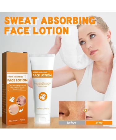 Sweat Absorbing Face Lotion Sweat Absorbing Face Lotion Antiperspirant And Oil Control Lotion Anti Sweat Oil Face Lotion Anti Sweat for Face Stay-Dry Anti Sweat Oil Control Lotion For Face 50ML - Buy Online on GoSupps.com