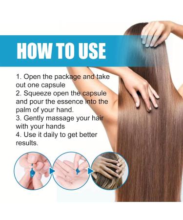 2pcs Hair Serum Capsules - Keratin & Argan Oil Styling Oil with Jojoba Avocado & Vitamins for Frizzy Dry & Damaged Hair - Buy Online on GoSupps.com
