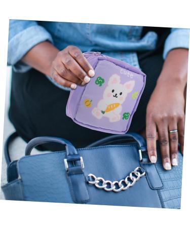 Buy Gleavi Women's Suits Storage Bag - 12 pcs Handbag with Privacy Pocket | Mini Tampon Bag - Nylon Material 13x12.7cm | Organize with Style! - Buy Online on GoSupps.com