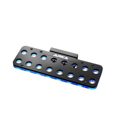 Arka Myreef -Frag Rack - with 16 holes - high -quality coral offshoot holder with strong magnets for seawater aquariums including silicone fuses hole diameter approx. 15mm.Black-blue 16 holes - Buy Online on GoSupps.com