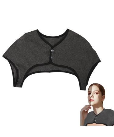 Shoulder heating pillow |Thin heated collar 360-degree package |Washable velvet neck heating pillow neck warmer all-year heating pillow for the neck and shoulder relaxation dark gray XL