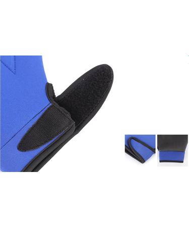 EXCEREY Swimming Webbed Paddling Gloves - Water Resistance for Aquatic Fitness - Blue, Large - Buy Online on GoSupps.com