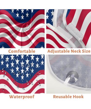 Independence Day Beard Bib Apron for Men | Non-Stick Waterproof Hair Catcher with Suction Cups - Perfect Grooming Gift - Buy Online on GoSupps.com