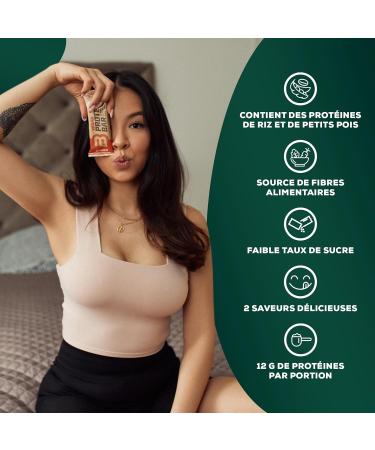BioTechUSA Vegan Protein Bar Lactose and Gluten Free Protein Bar Vegetable Protein with Delicious Chocolate Icing and No Added Sugars 20 x 50 g Hazelnut Butter - Buy Online on GoSupps.com