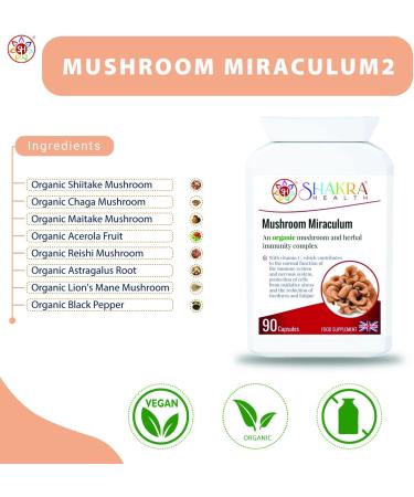 Mushroom Miraculum | Spiritually Mindful Mushroom Complex - Spirituality Science & Supplements by Shakra Health - Buy Online on GoSupps.com