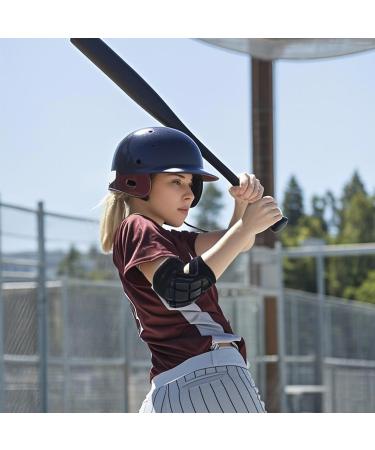 Youth Elbow Guard Baseball Elbow Guard Baseball Antislip Elbow Pad Adjustable Arm Protector Brace for Volleyball Softball Forearm Protective Pad Black - Buy Online on GoSupps.com