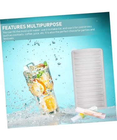 Zerodeko 1pc 10 Silicone Ice Trays Silicone Molds Ice Cube Reusable Silicone Square Mold Ice Maker Tool Bar 24.5X11.5CM Grey - Buy Online on GoSupps.com