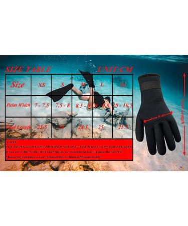 YDQUANI 3mm Neoprene Wetsuit Gloves | Thermal Anti-Slip Scuba Gloves for Diving, Snorkeling, Surfing | Men Women | Medium Black - Buy Online on GoSupps.com