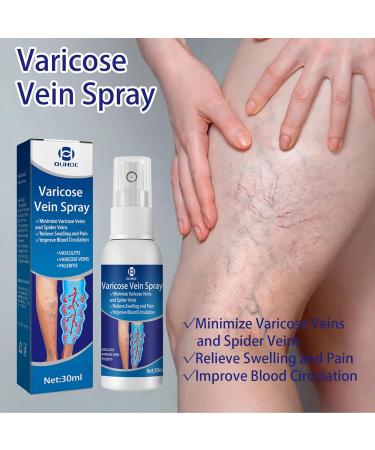Xiyinli 30 ml Non-Toxic Varicose Vein Spray Relieves Swelling & Pain Improves Circulation - Buy Online on GoSupps.com