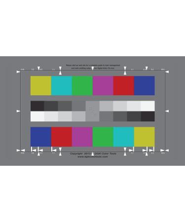 DGK Digital Kolor Pro 16:9 Chart - Set of 2 Large Color Calibration Video Chip Charts - Buy Online on GoSupps.com