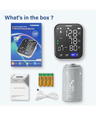 Buy Accurate Blood Pressure Monitor | Automatic BP Machine with 240 Reading Memory & XL Cuff | Home Use - Fast International Shipping - Buy Online on GoSupps.com
