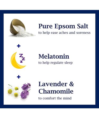 Dr Teal's Pure Epsom Salt Melatonin Sleep Soak 3 lb - Pack of 4 | Relaxing Essential Oil Blend - Buy Online on GoSupps.com