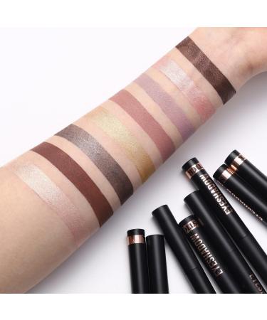 Ofanyia 8-Color Eyeshadow Stick Set Shimmer & Matte Cream Eye Brightener | Waterproof Eyeshadow Crayon Gift Set - Buy Online on GoSupps.com