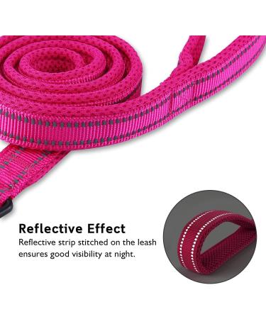 Durable Pink Dog Leash for Puppies | 1.1m Padded Pet Leash Strap - Ideal for International Shipping - Buy Online on GoSupps.com