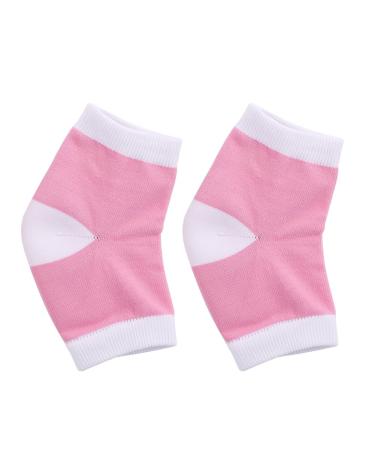 Naroote SpaHeel Socks Moisturizing PedicureFoot Care(Pink)
