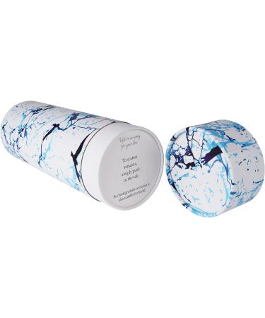Resting Light Scatter Tube for Ashes - Adult Large Urn for Human Ashes - Cremation Funeral Burial Keepsake - Cardboard Soaring Birds Design - Buy Online on GoSupps.com