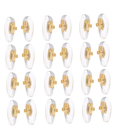 Cabilock 15 pairs nose pads nose protection for glasses nose bridge cushion glass nose grips nose nose pads for glasses anti-nose pads for glasses.