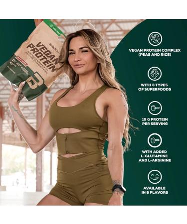 BioTechUSA Vegan Protein Shake - Rice & Pea-Based with Superfoods & Amino Acids - Coffee Flavor, 500g - Sugar, Lactose & Gluten-Free - Buy Online on GoSupps.com