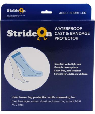 Waterproof Lower-Leg Cast Cover & Bandage Protector | StrideOn | Shower/Bath | Reusable & Durable | Keep Casts & Bandages Dry - Buy Online on GoSupps.com