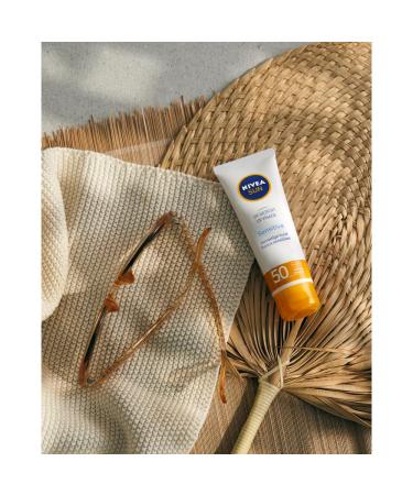 Nivea Sun Face Cream Sensitive SPF 50 - High Protection for Sensitive Skin | 50ml - Best International Shipping - Buy Online on GoSupps.com