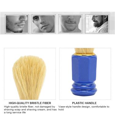 Premium Blue Shaving Brush for Men - Home Barber Styling Tool | Perfect for Shaving & Hair Removal - Buy Online on GoSupps.com