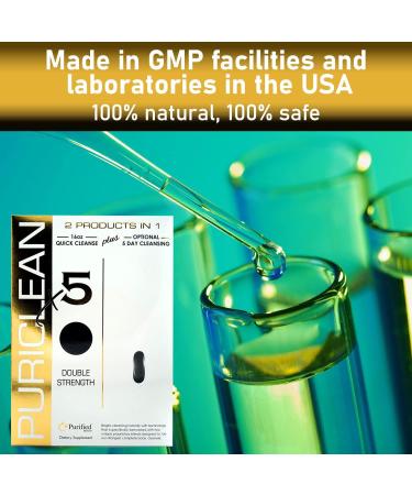 Puriclean X5 Complete Body Cleanser 2 in 1 Detox - Double Strength Cleansing Support - 5-Day Detoxifying to Flush Out Toxins- 20 Capsules + 1 Fast Softgel (2 Pack) 20 Count (Pack of 1) - Buy Online on GoSupps.com