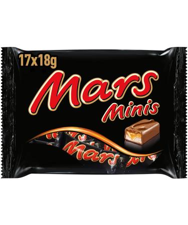 Mars - Milk Chocolate and Caramel Mini Bars - 17 Mini Bars - Bag of 333g