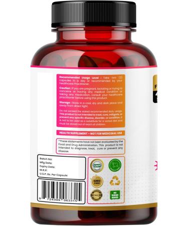 Humming Herbs Fenugreek Seed Extract Complex with Ashwagandha Shatavari Safed Musli Magnesium Zinc Vitamin D3 B6 & Folate 1512 mg per Serving 120 Capsules (60 Days) - Buy Online on GoSupps.com