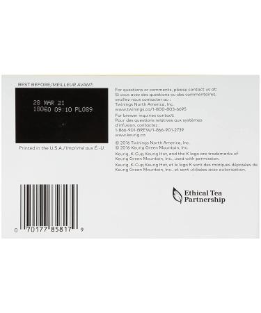 Twining's Earl Grey K-Cups - Premium Tea Pods for Perfect Brewing - Buy Online on GoSupps.com