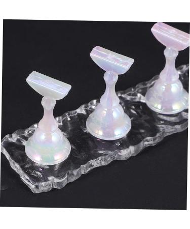 Healeved 2 Sets manicure nail tip holders ice cubes nail frame false nails display holder nail display stand nail polish press on fake nails holder display stand lace Refer to - Buy Online on GoSupps.com