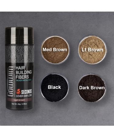 GOWWIM Hair Thickening Fibers Best 2-in-1 Kit Set Keratin Hair Building Fibers&Hair Fiber Locking & Setting Hold Spray Instantly Cover Sparse Hair Areas (Dark brown) - Buy Online on GoSupps.com
