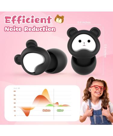 Kids Ear Plugs - Reusable Noise Cancelling for Ages 6-12 Silicone Ear Protection for Concerts Flying School & Playtime (2 Pairs - Orange - Buy Online on GoSupps.com