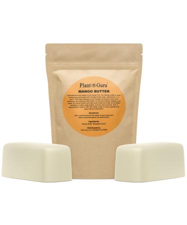 Raw Mango Butter 2 lbs. Bar - 100% Pure Natural Unrefined - Great for Skin, and Hair Growth. DIY Soap Making, Body Butters, Lotions and Creams. 2 Pound - Buy Online on GoSupps.com