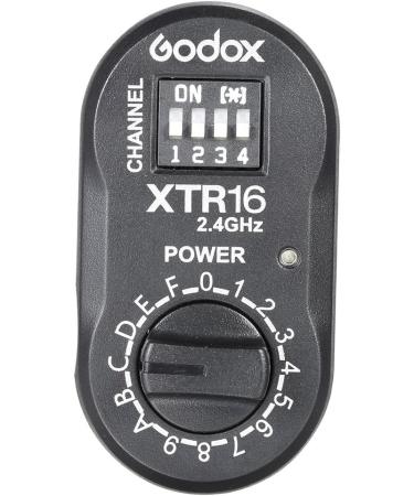 Godox XTR-16 2.4G Wireless Flash Receiver for X1C X1N XT-16 Transmitter - Compatible with Wistro AD360/DE/QT/DP/QS/GS/GT Series - Buy Online on GoSupps.com