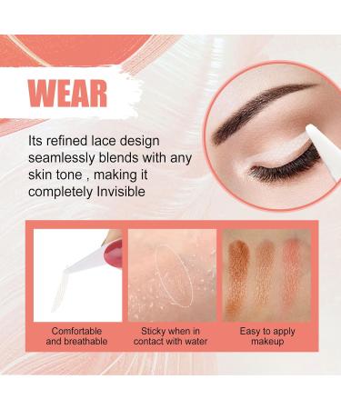 LACOXA Invisible Double Eyelid Sticker Glue-Free Invisible Double Eyelid Sticker Waterproof Invisible Double Eyelid Sticked Clear Thin Double Eyelidtape Invisible Eye-Lifting by Sticked - Buy Online on GoSupps.com