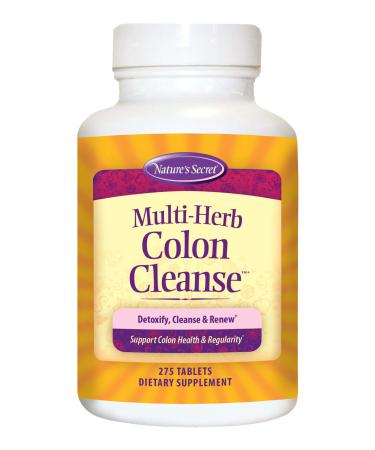 Nature's Secret Multi-Herb Colon Cleanse  275 Tab 275 Count (Pack of 1)