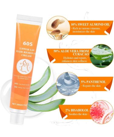 2 Pi ces Cr me D pilatoire Pour Le Visage pilation De La L vre Sup rieure Hair Removal Cream Upper Lip Hair Cream Cr me D pilatoire Apaisante Pour Le Visage Et Le Corps Adapt Tous (3) - Buy Online on GoSupps.com