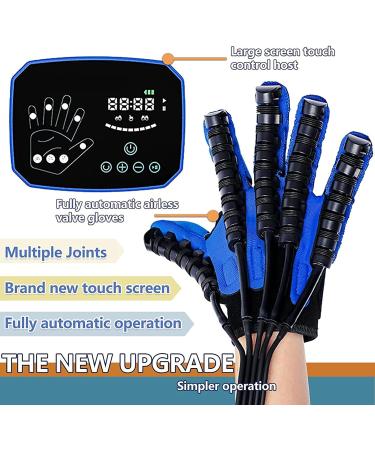 Upgraded Version Rehabilitation Robot Gloves Hemiplegia Finger Trainer Stroke Hand Splint AssistiveTraining Equipment Finger Orthosis for Long-Term Relief(Size:L Code Color:Left Hand) - Buy Online on GoSupps.com