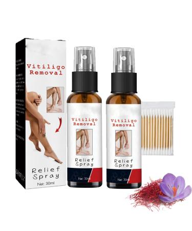 YSGBYSG Vitiligo Removal Relief Spray VitiligoRemoval Relief Spray Vitiligo Relief Spray Kolmax Psoriasis Relief Spray Vitiligo Skin Repair Spray (2PCS)