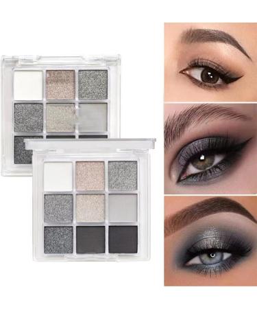  G n rique Eyeshadow Palette Smoky Makeup Matte Shimmer High Pigment 9 Colour Shadow Set Blendable Gothic Cosmetics Eye Makeup for Women and Prom Parties Nine Colors - Buy Online on GoSupps.com