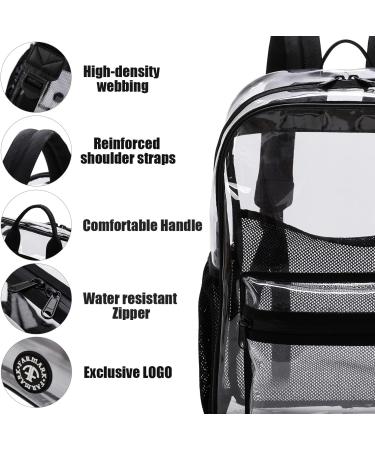FARMARK Clear PVC Stadium Approved Backpack for School, Travel, and Work - Buy Online on GoSupps.com