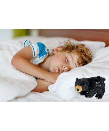 Maison Chic Griffin Black Bear Tooth Fairy | Adorable Plush Keepsake - Buy Online on GoSupps.com