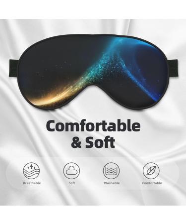 Buy Abstract Geometric Print Soft Eye Mask - Sleep Mask for Travel | Comfortable Sleep Eye Mask for Men & Women - Buy Online on GoSupps.com